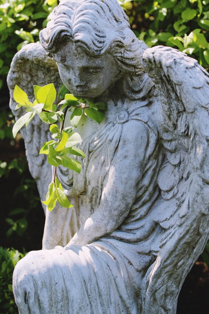 angel, statue, nature, graveyard, dig, grief, tombstone, peaceful, funeral, last rest, plant, branch, resting place, quiet, memorial, transience, tomb, rock carving, symbol, holy, sculpture, to die, consolation, stone figure, pray, memory, farewell, faith, hope, spiritual, wing, guardian angel, figure, peace, deco, angel figure, symbolic, love, prayer, harmony, spirituality, religion, silence, stone, infinity, close up, old, woman